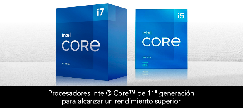 Procesadores Intel Core de 11ª generación.