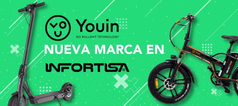 Bicicletas y patinetes eléctricos de la marca Youin.