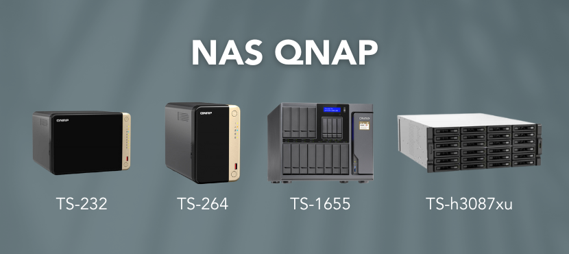 NAS QNAP. Los mejores NAS de QNAP para uso doméstico y empresarial.