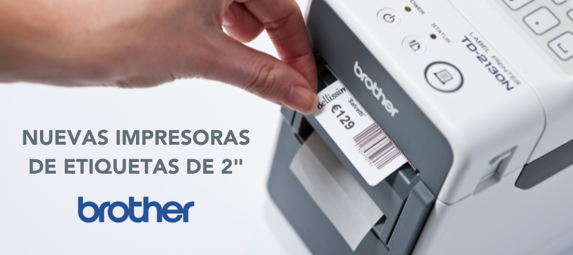 Impresoras térmicas brother. Impresoras de etiquetas de 2".