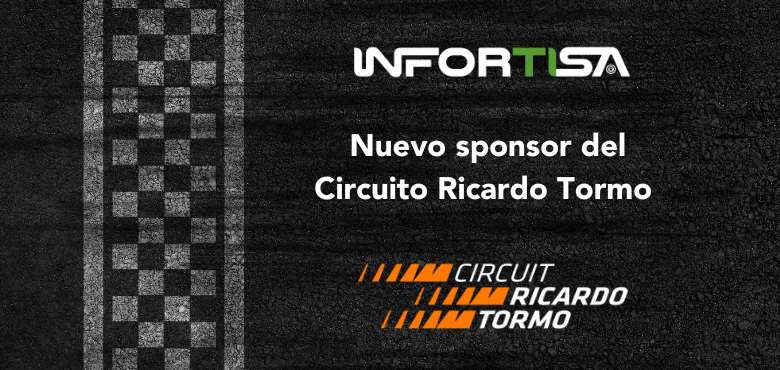 Imagen principal. Se da a conocer que Infortisa patrocina durante este año el Circuito Ricardo Tormo.