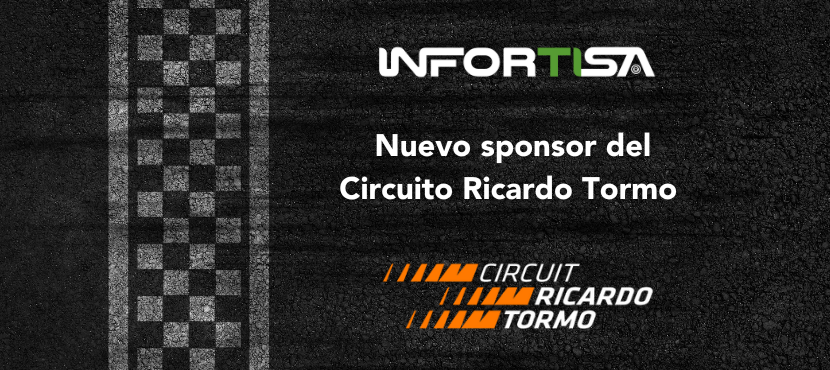 Imagen principal. Se da a conocer que Infortisa patrocina durante este año el Circuito Ricardo Tormo.
