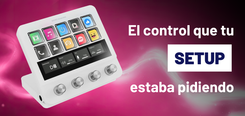 deck gaming, controlador mars gaming